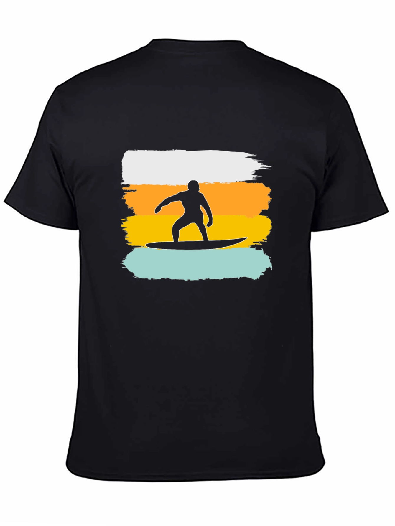 Surfer Silhouette Graphic T-Shirt