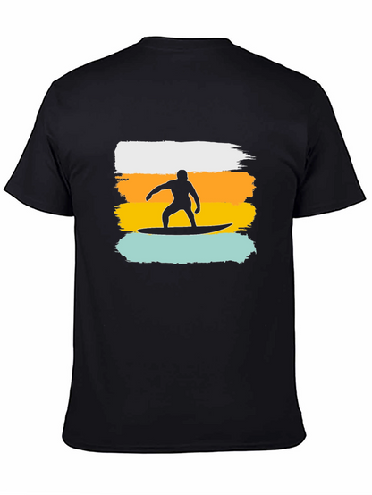 Surfer Silhouette Graphic T-Shirt