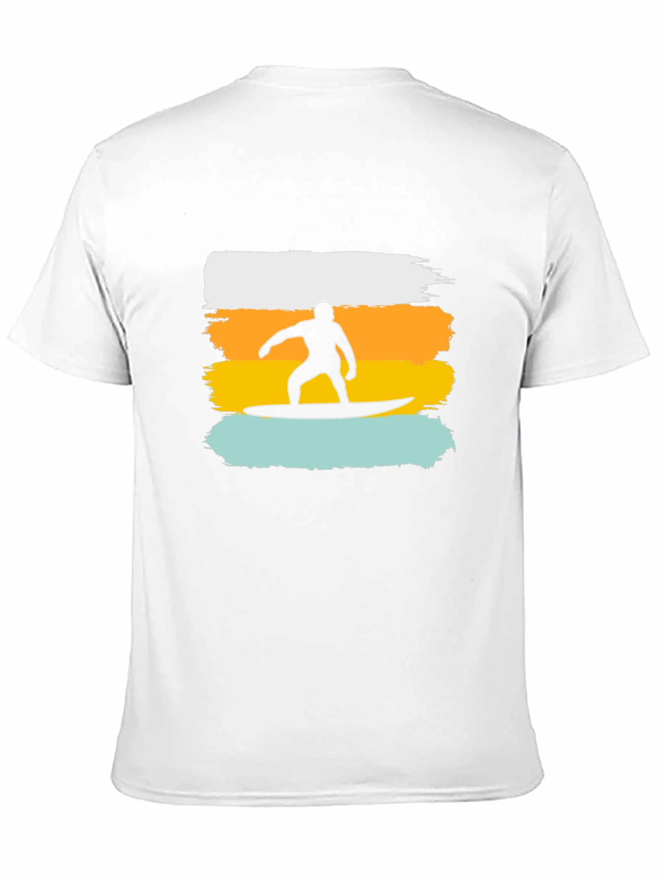 Surfer Silhouette Graphic T-Shirt
