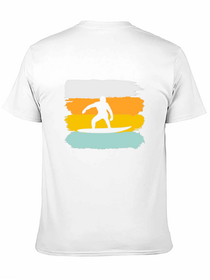 Surfer Silhouette Graphic T-Shirt