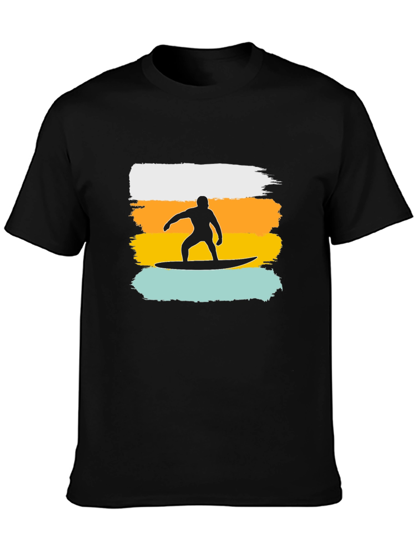 Surfer Silhouette Graphic T-Shirt