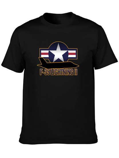 F-35 Lightning II Graphic Tee - Military Aircraft Shirt