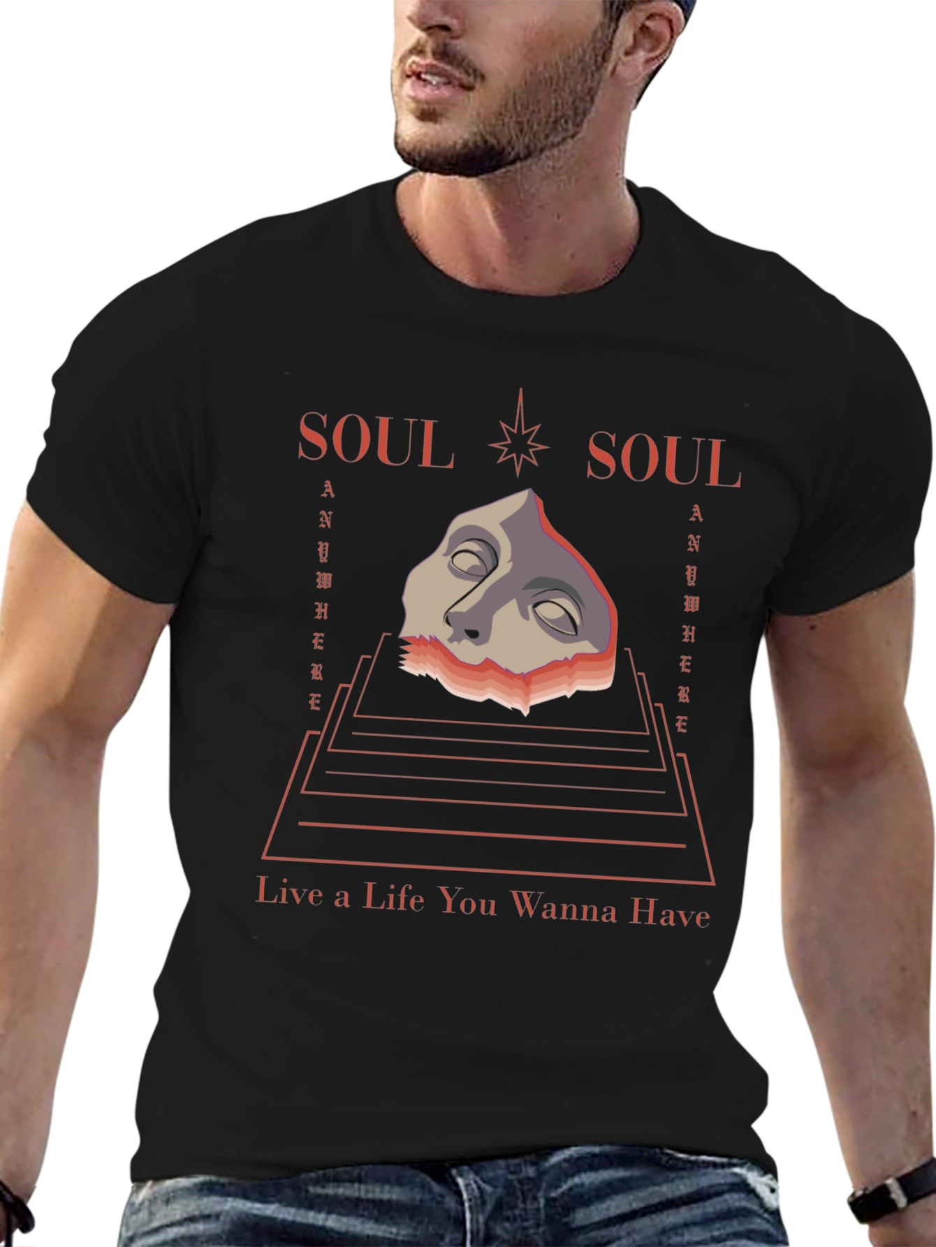 Soul Anywhere Graphic T-Shirt - Unique Design