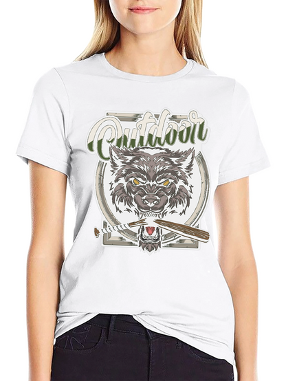 Outdoor Wolf Graphic Tee