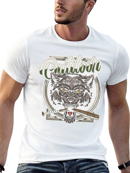 Outdoor Wolf Graphic Tee