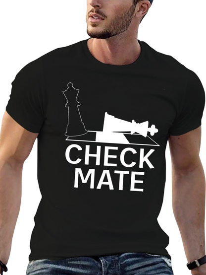 Checkmate T-Shirt - Chess Queen & King Graphic Tee