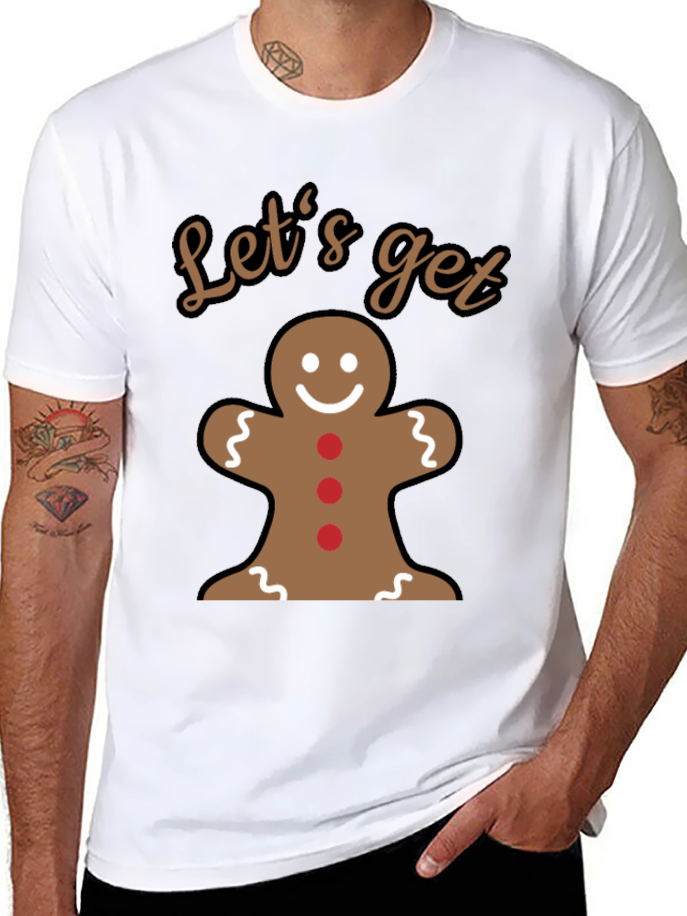 Festive Gingerbread Man T-Shirt