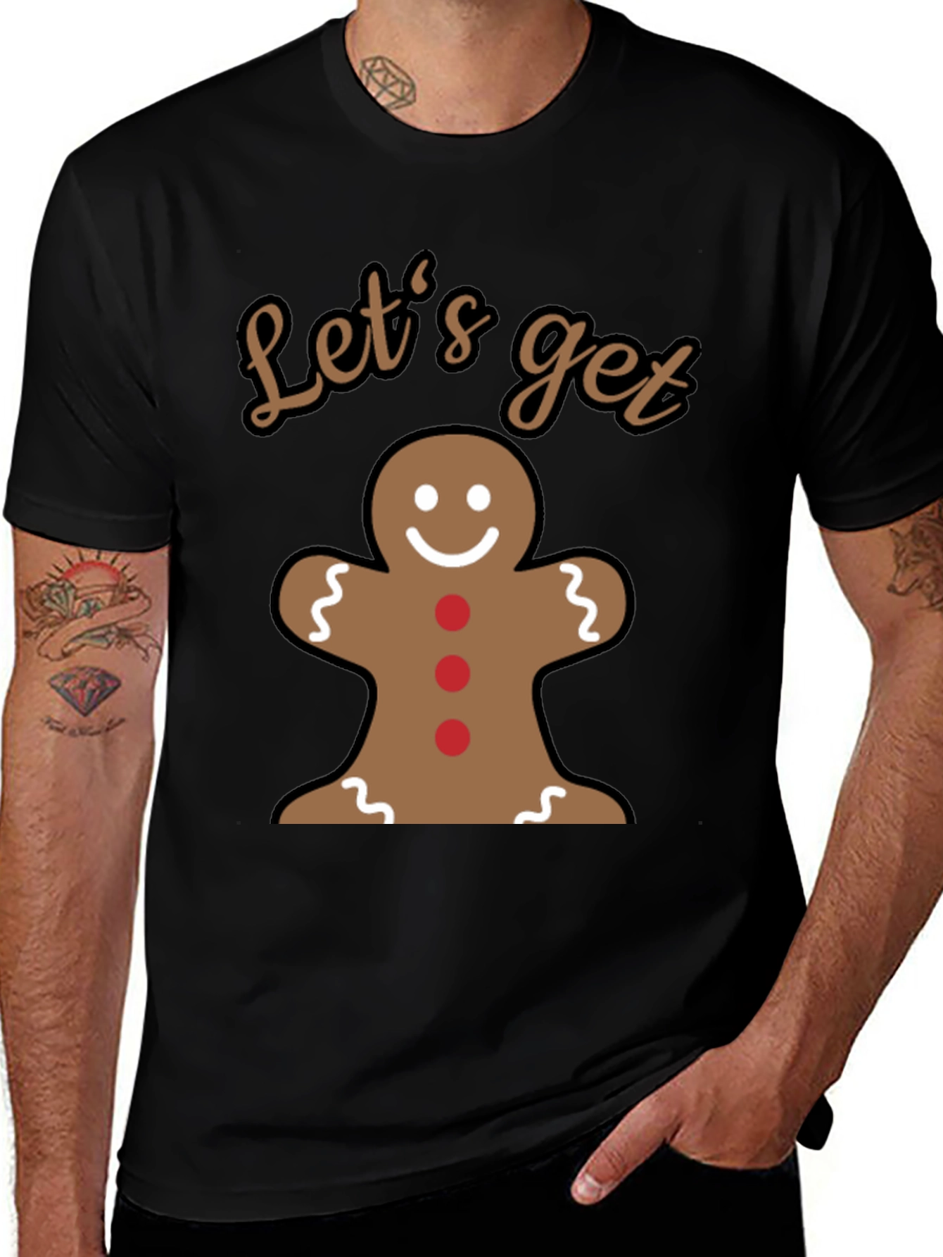 Festive Gingerbread Man T-Shirt