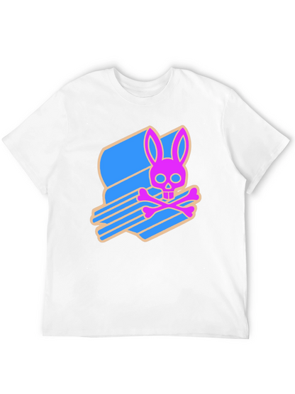Edgy Bunny Skull Tee - Cool & Unique