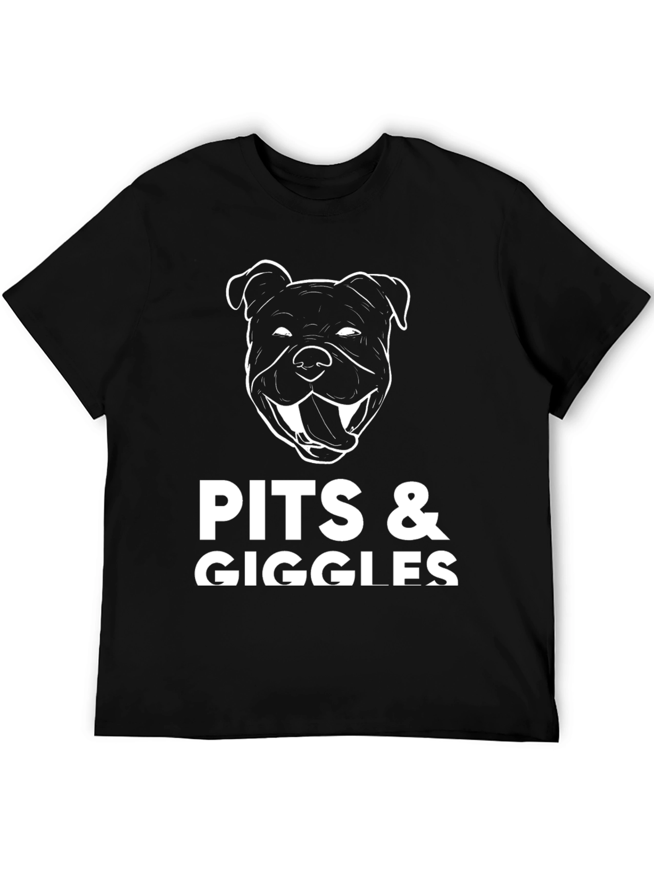 Pits & Giggles Graphic Tee - Black