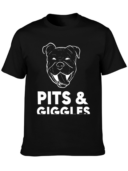 Pits & Giggles Graphic Tee - Black