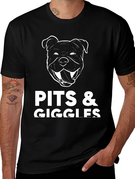 Pits & Giggles Graphic Tee - Black
