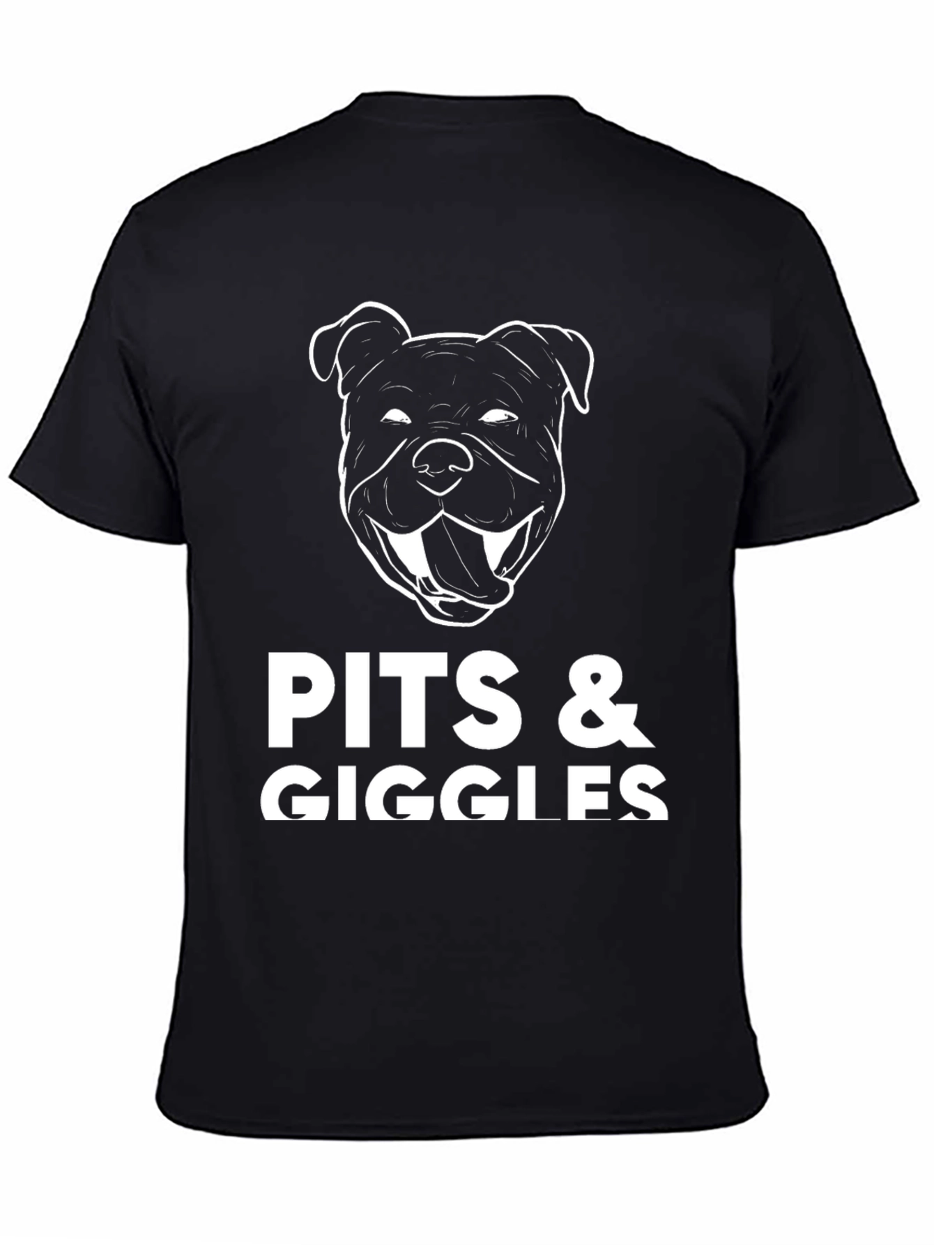 Pits & Giggles Graphic Tee - Black
