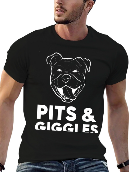 Pits & Giggles Graphic Tee - Black