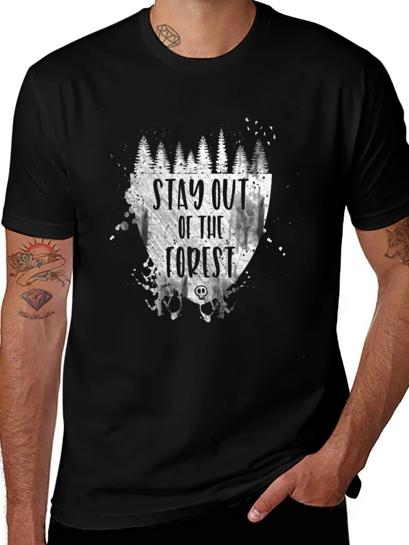 Stay Out of the Forest Graphic T-Shirt