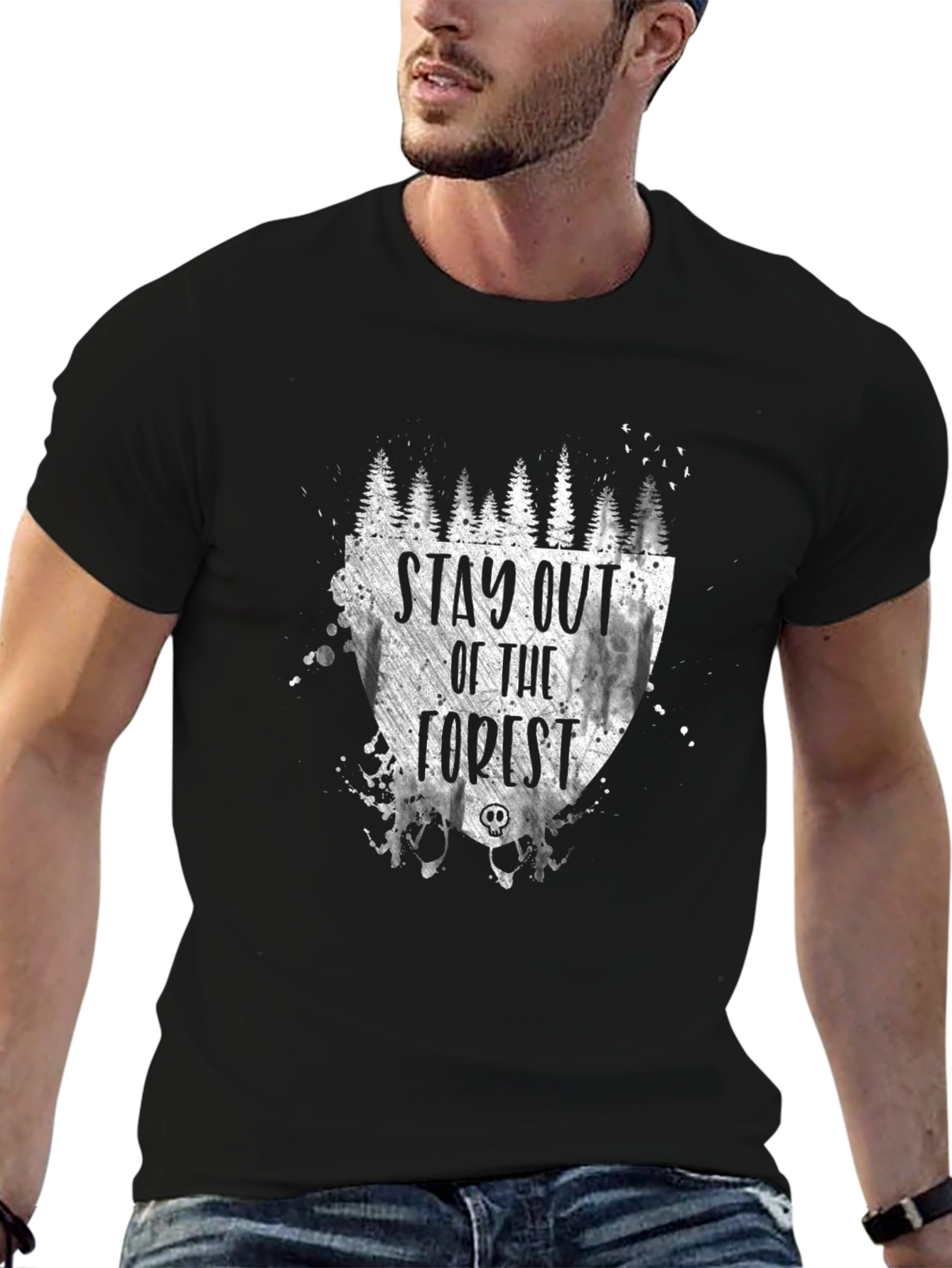 Stay Out of the Forest Graphic T-Shirt