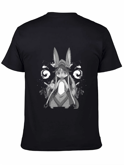 Anime Manga Rabbit Girl Graphic T-Shirt