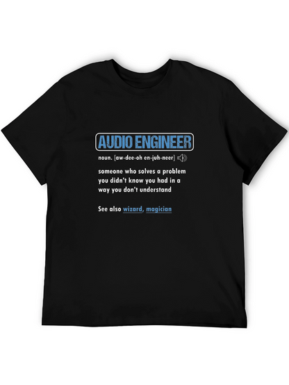 Audio Engineer Definition Graphic T-Shirt