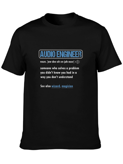 Audio Engineer Definition Graphic T-Shirt