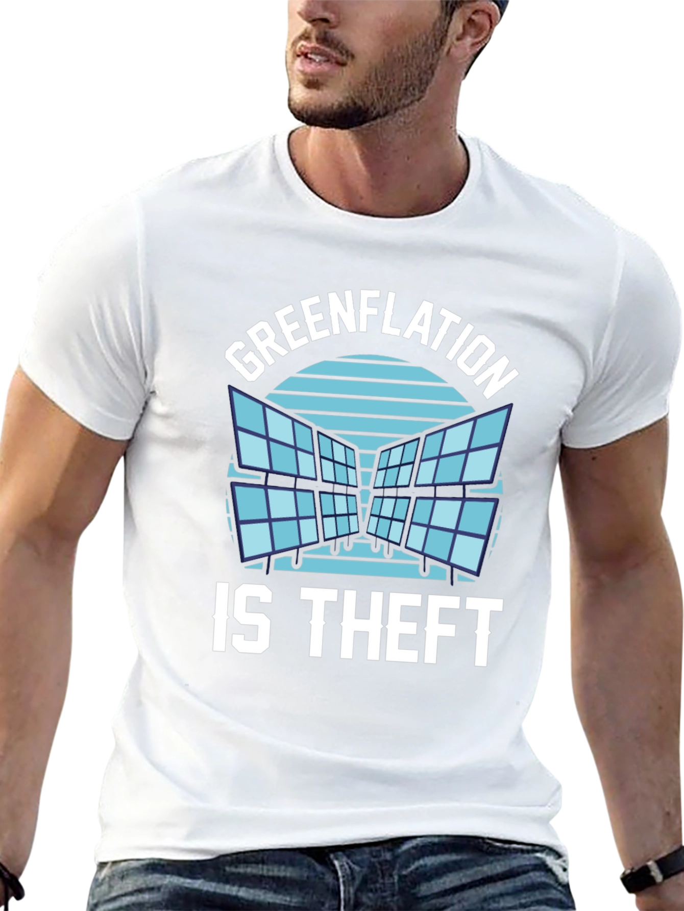 Greenflation is Theft Graphic T-Shirt