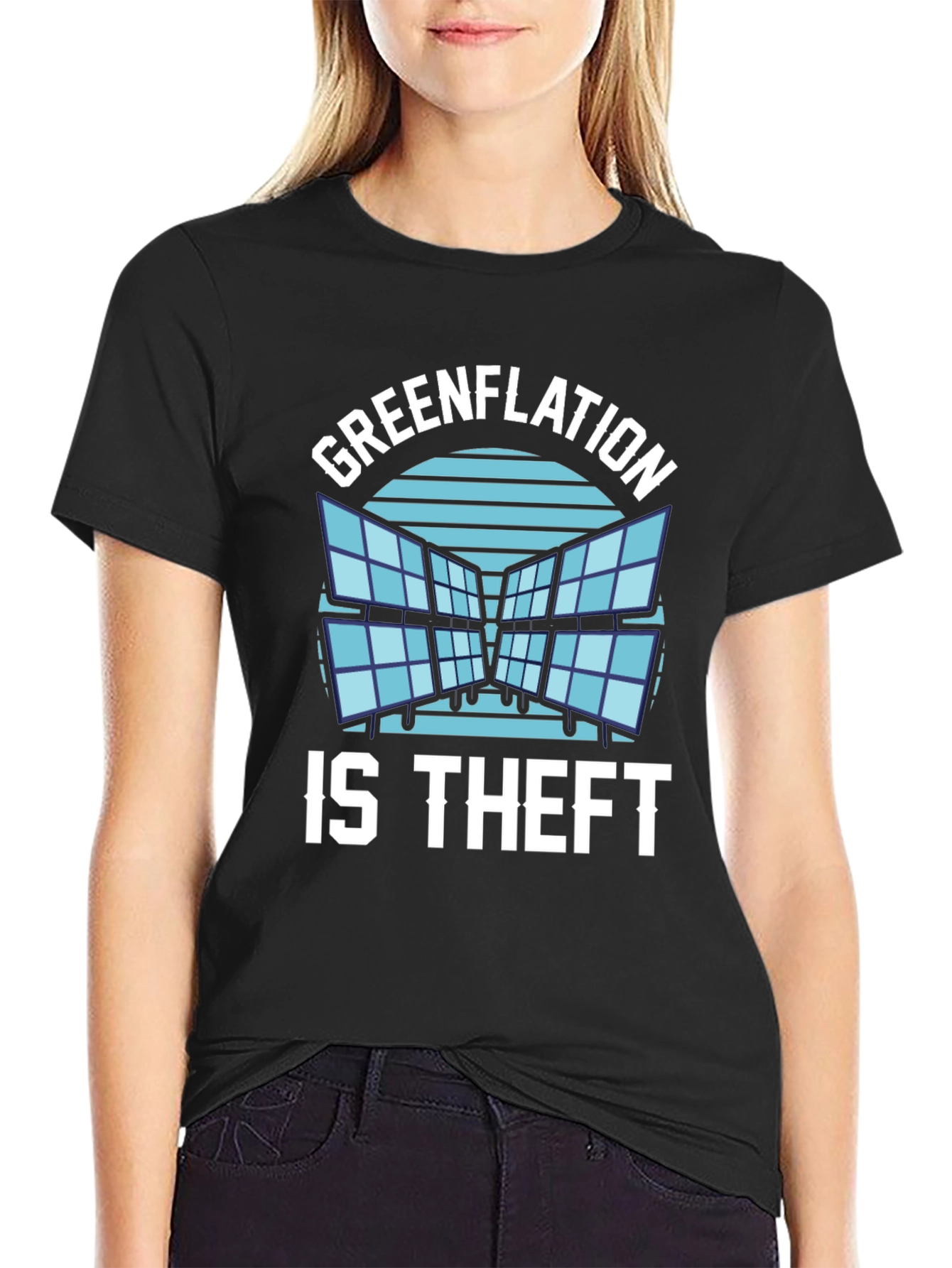 Greenflation is Theft Graphic T-Shirt