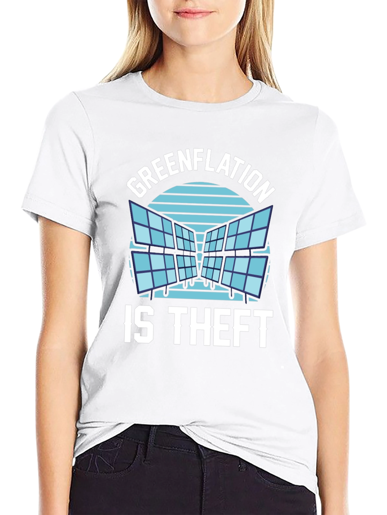 Greenflation is Theft Graphic T-Shirt