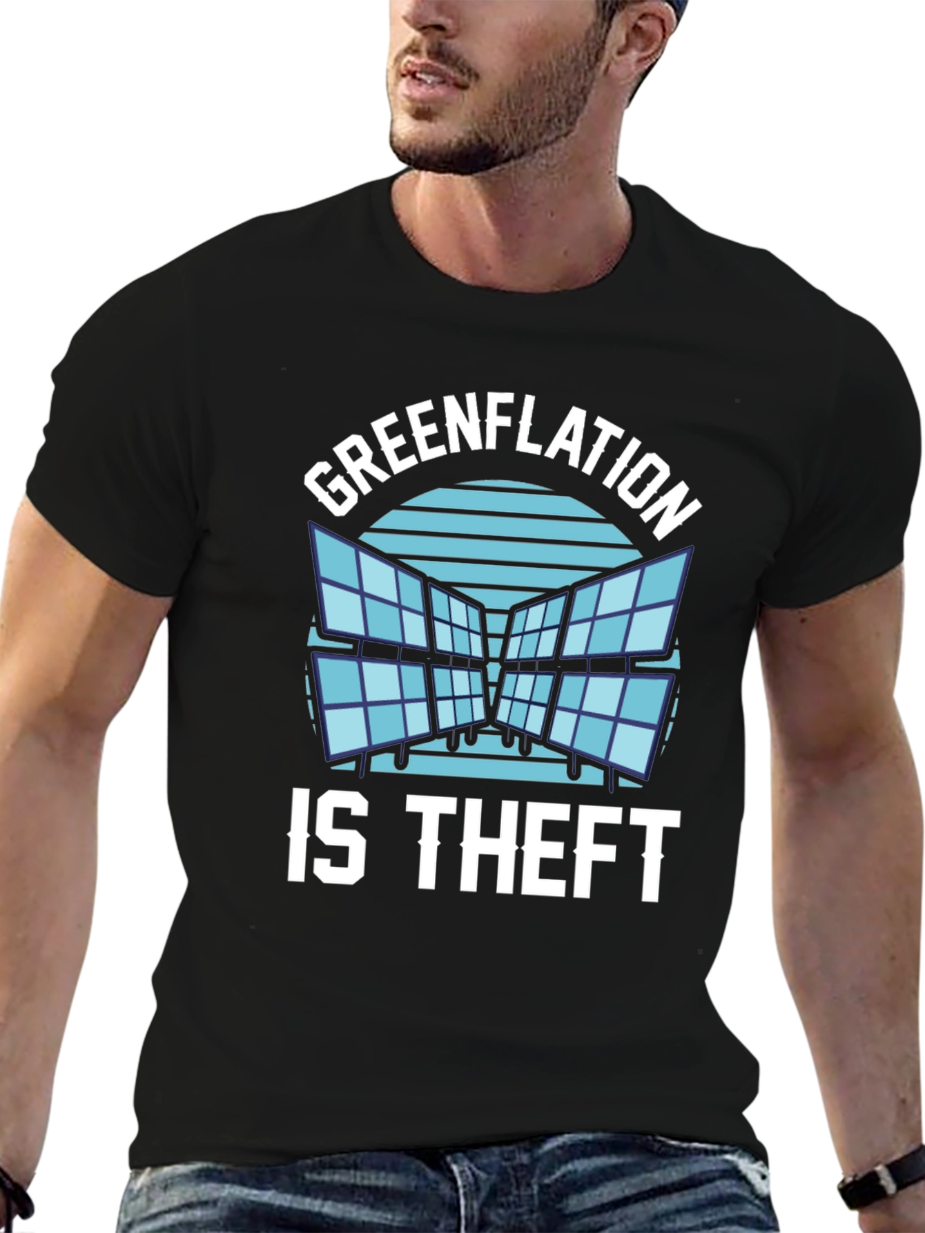 Greenflation is Theft Graphic T-Shirt