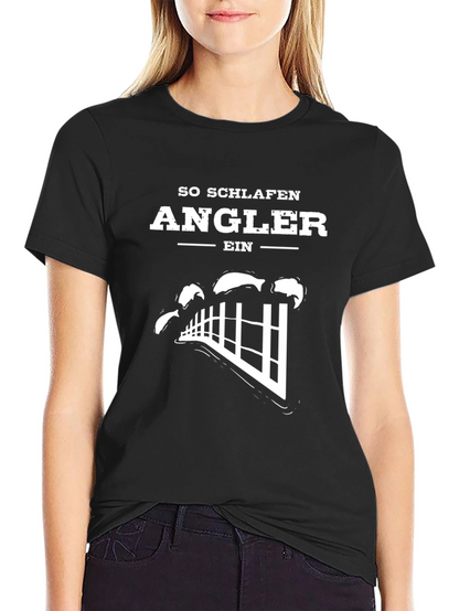 Angler Sleep T-Shirt - Funny Fisherman Tee