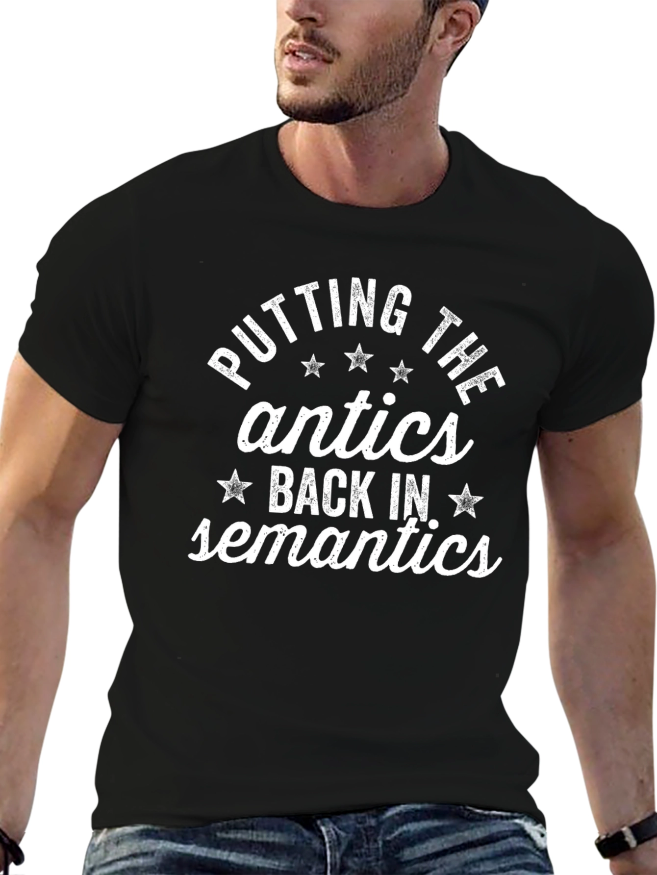 Funny Semantics Graphic T-Shirt