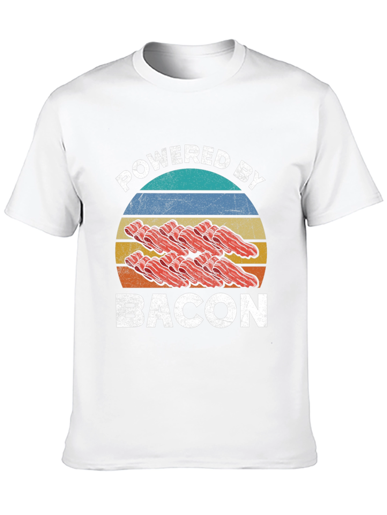 Powered By Bacon Graphic T-Shirt