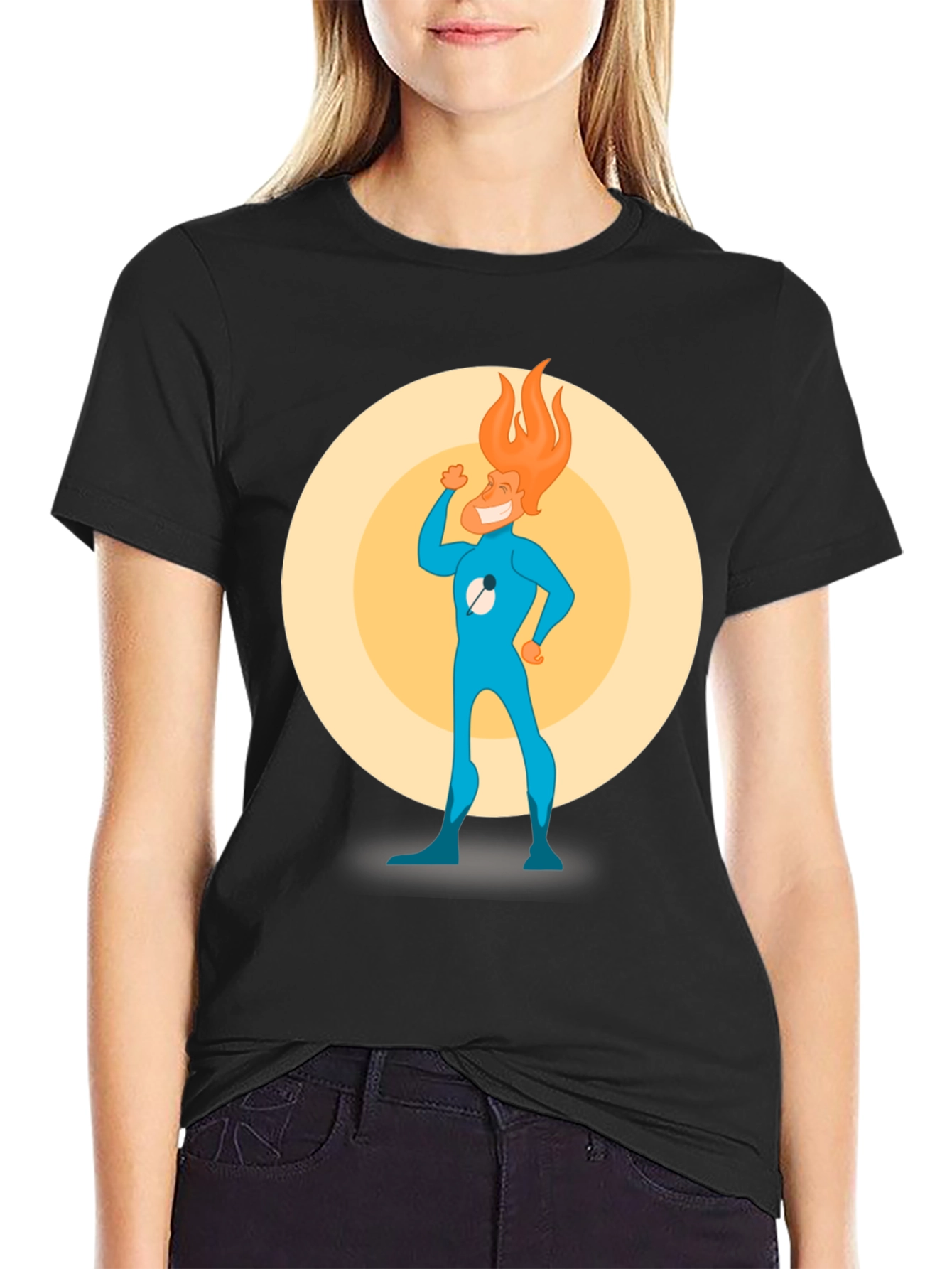 Cartoon Character Graphic Tee