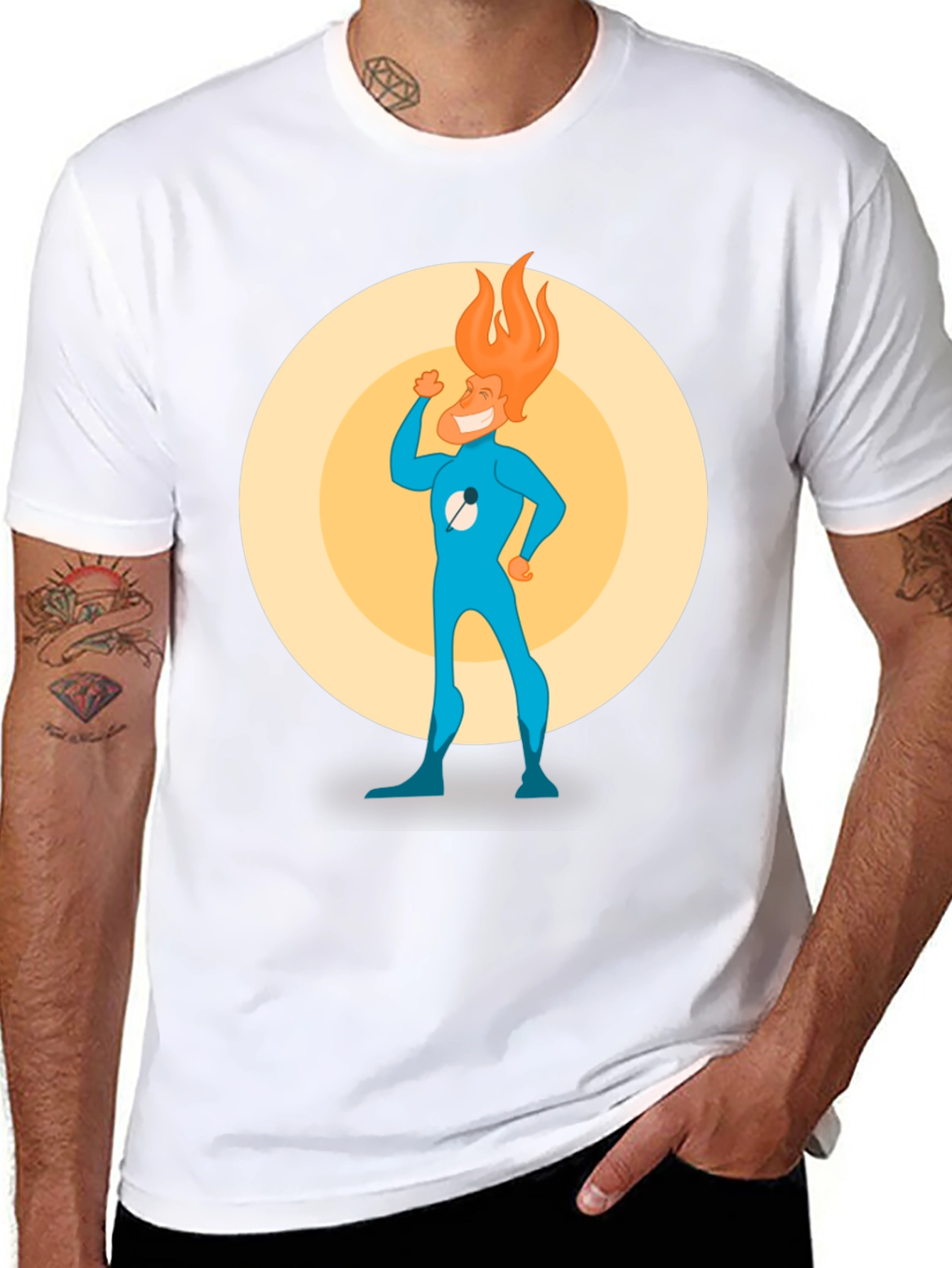 Cartoon Character Graphic Tee