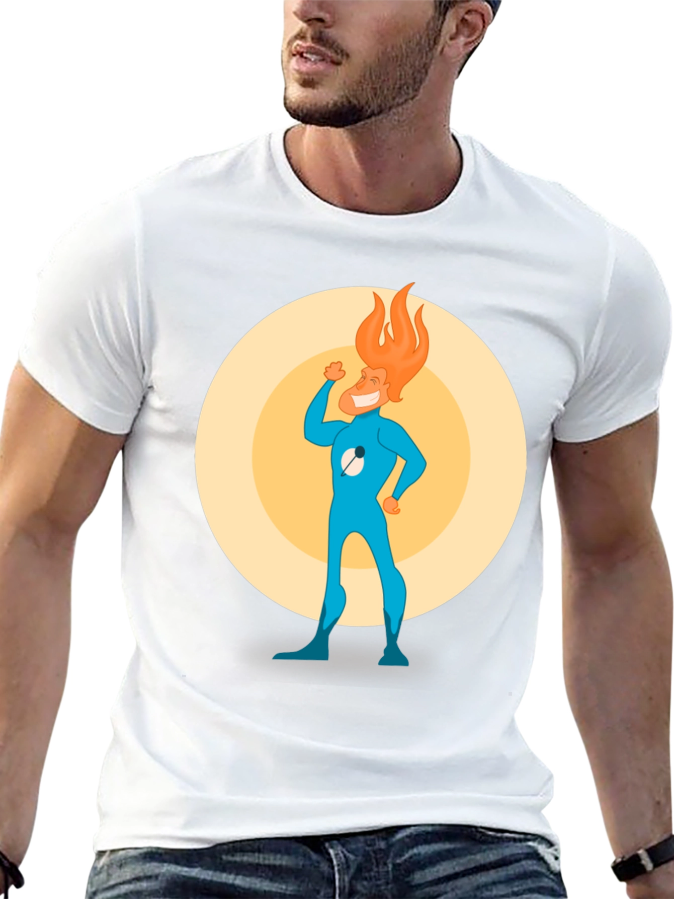 Cartoon Character Graphic Tee