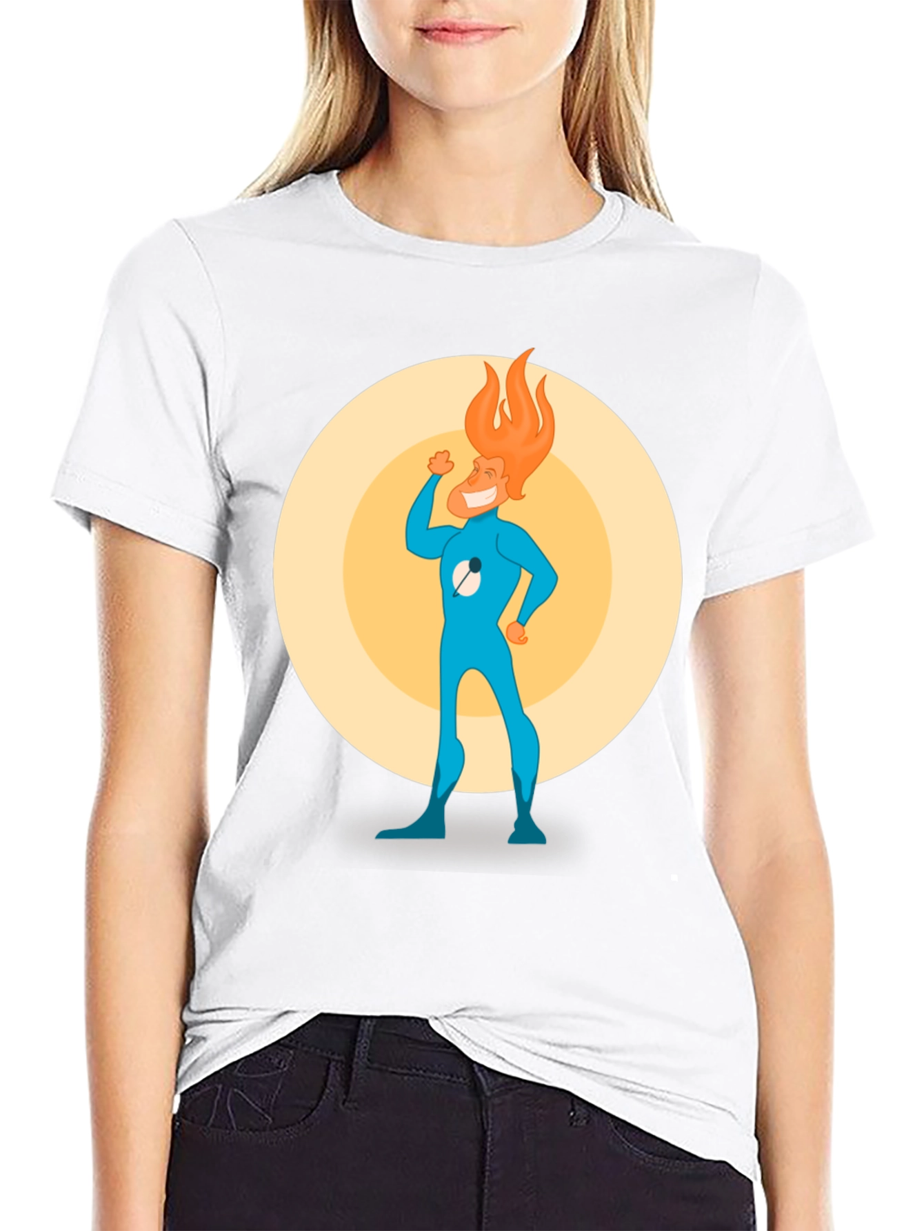 Cartoon Character Graphic Tee
