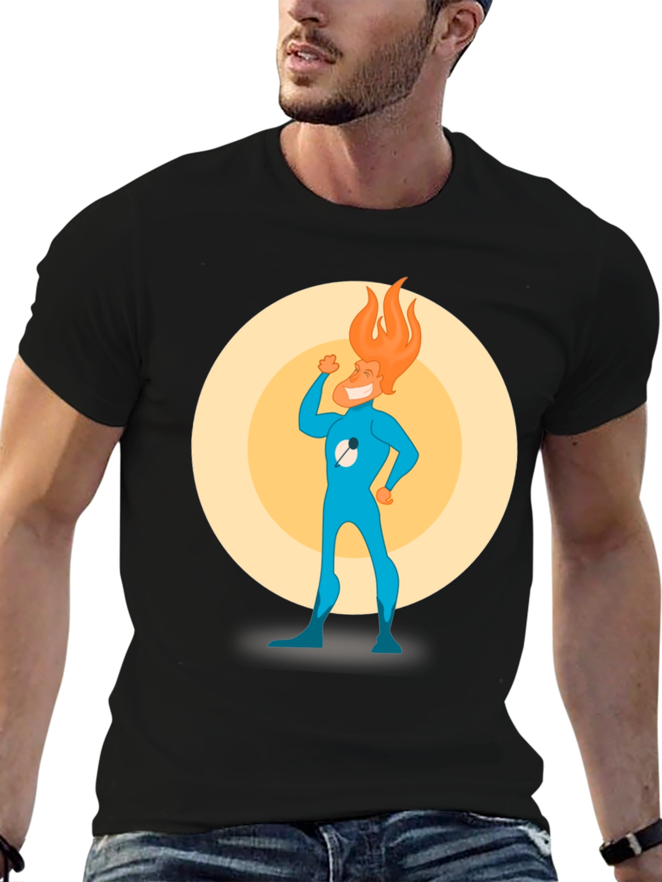Cartoon Character Graphic Tee