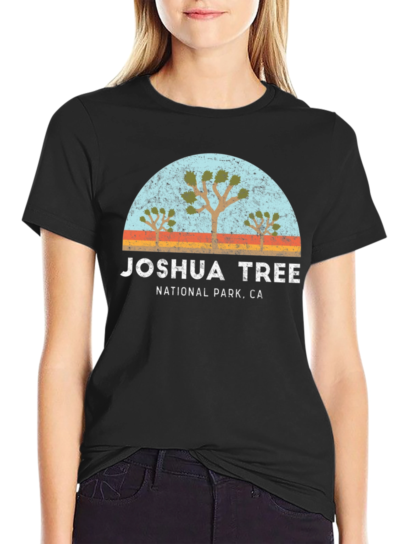 Joshua Tree National Park Black T-Shirt