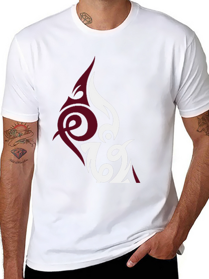 Unique Tattoo Inspired Graphic Tee - Black