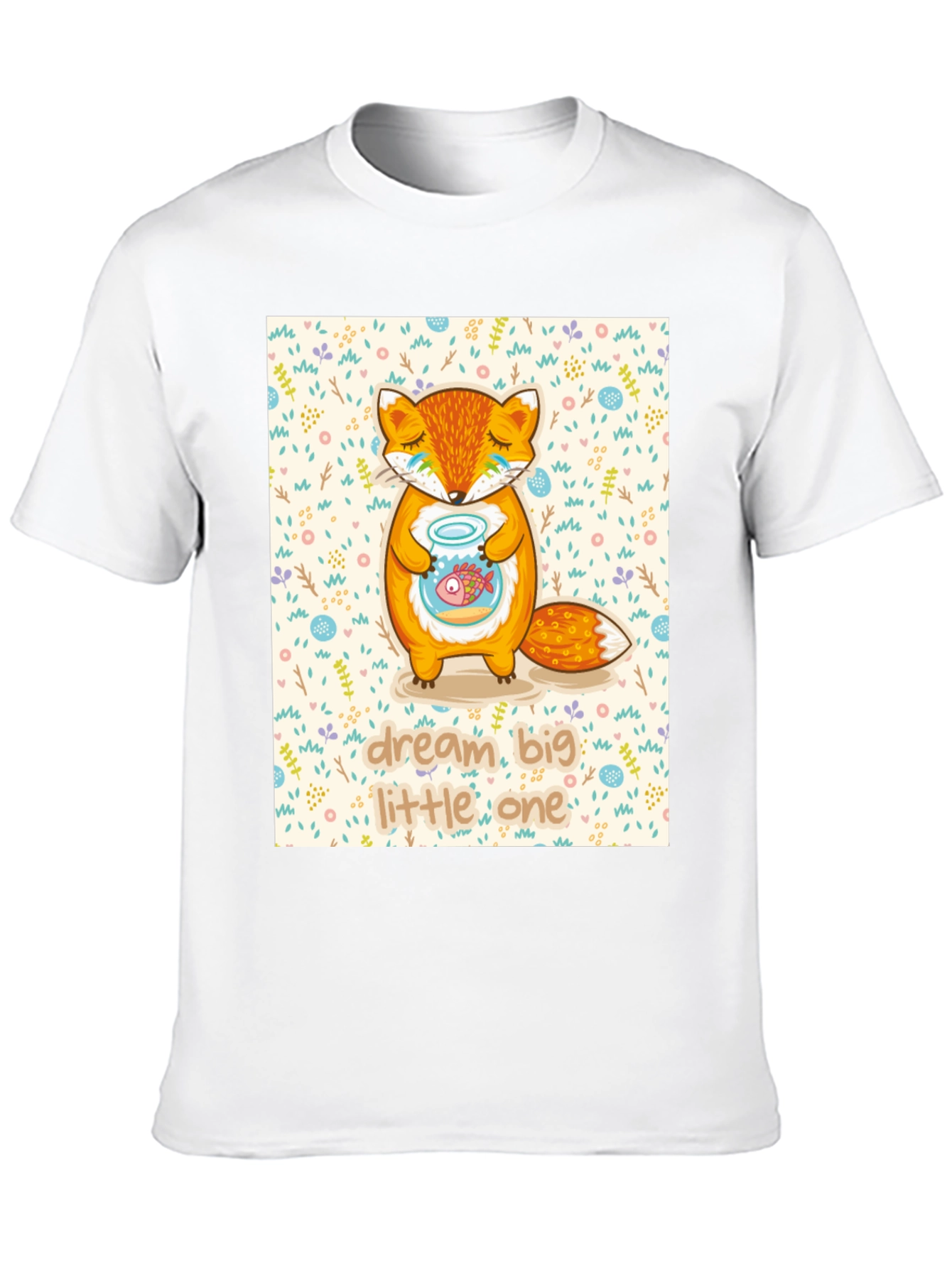 Dream Big Little One Fox Graphic Tee