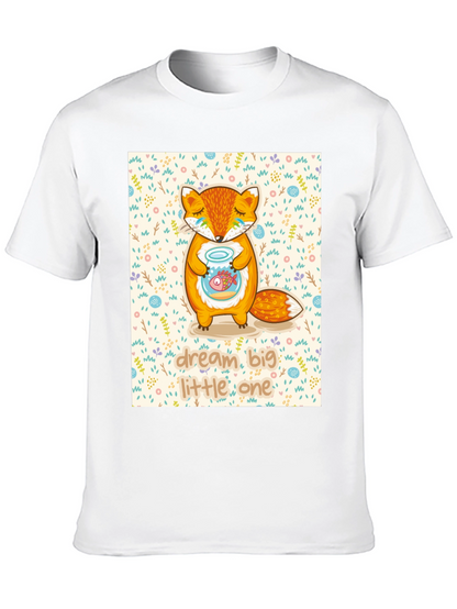 Dream Big Little One Fox Graphic Tee