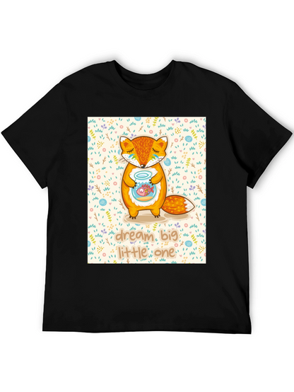 Dream Big Little One Fox Graphic Tee