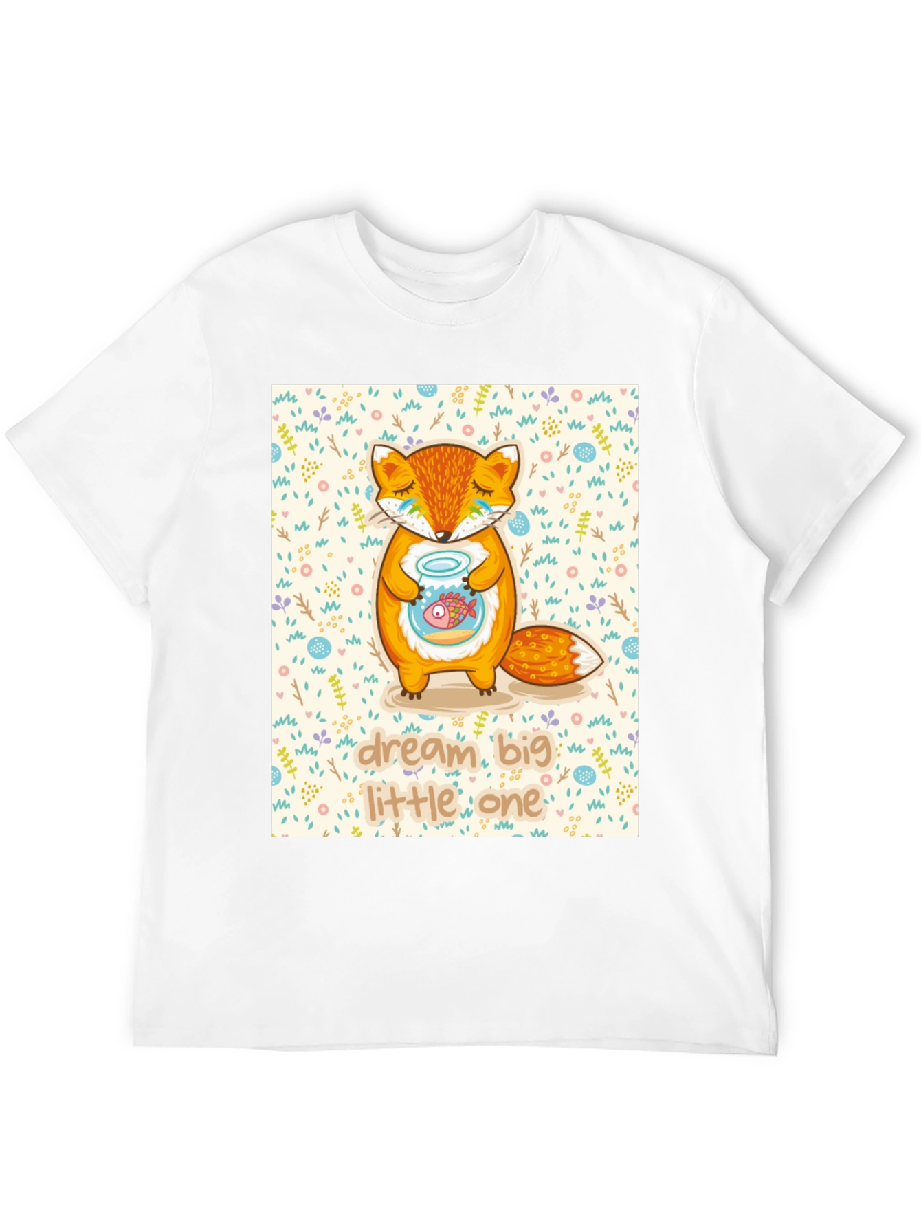 Dream Big Little One Fox Graphic Tee
