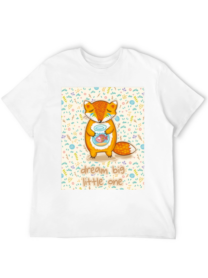 Dream Big Little One Fox Graphic Tee