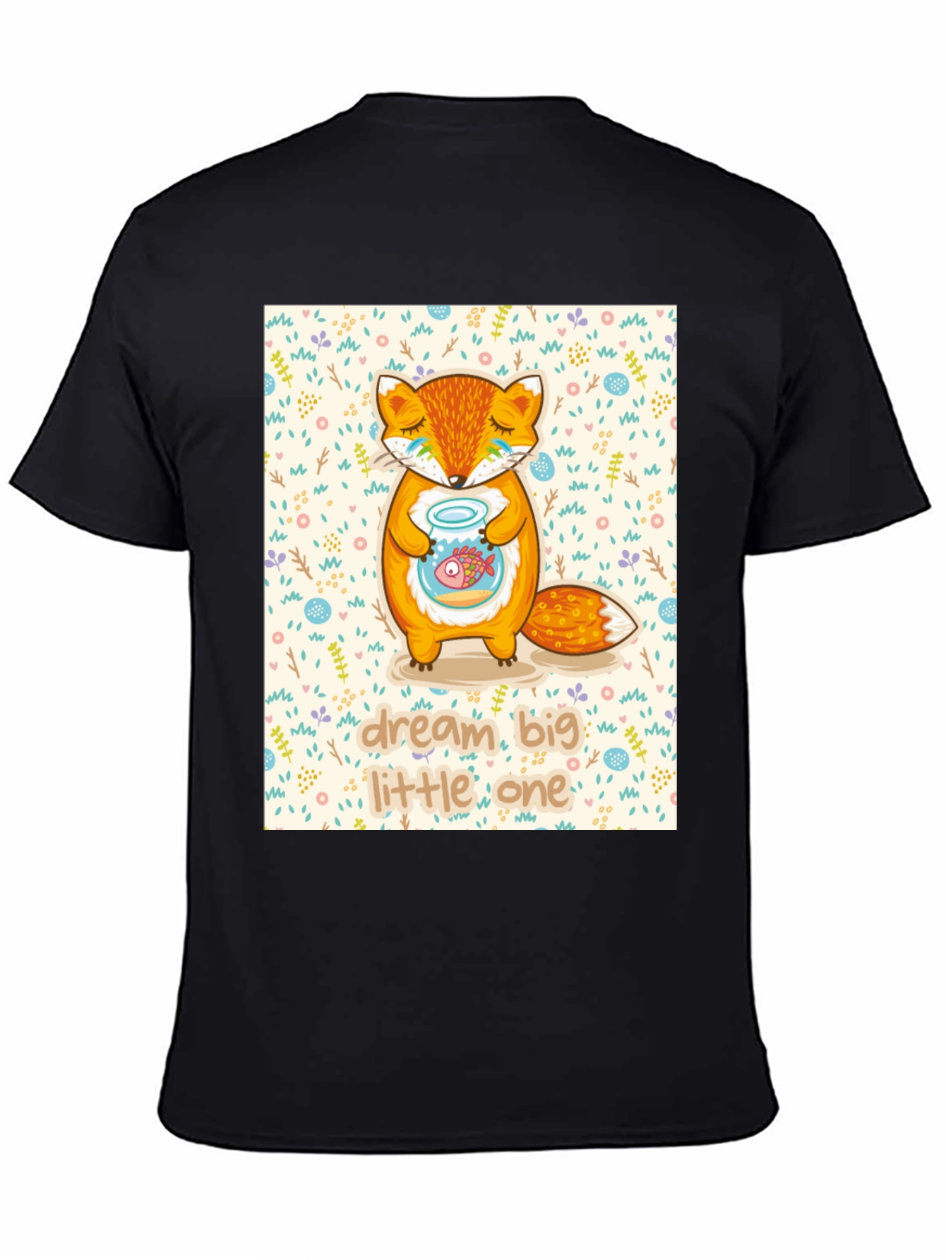 Dream Big Little One Fox Graphic Tee