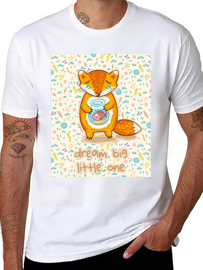 Dream Big Little One Fox Graphic Tee