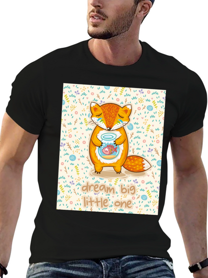 Dream Big Little One Fox Graphic Tee
