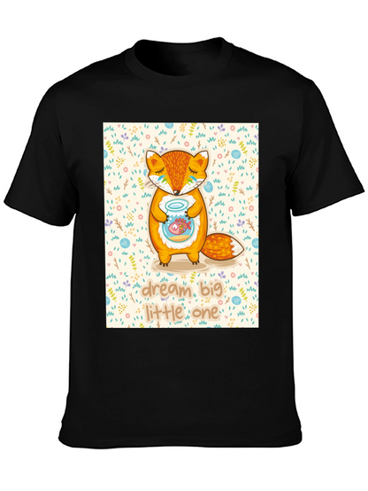 Dream Big Little One Fox Graphic Tee