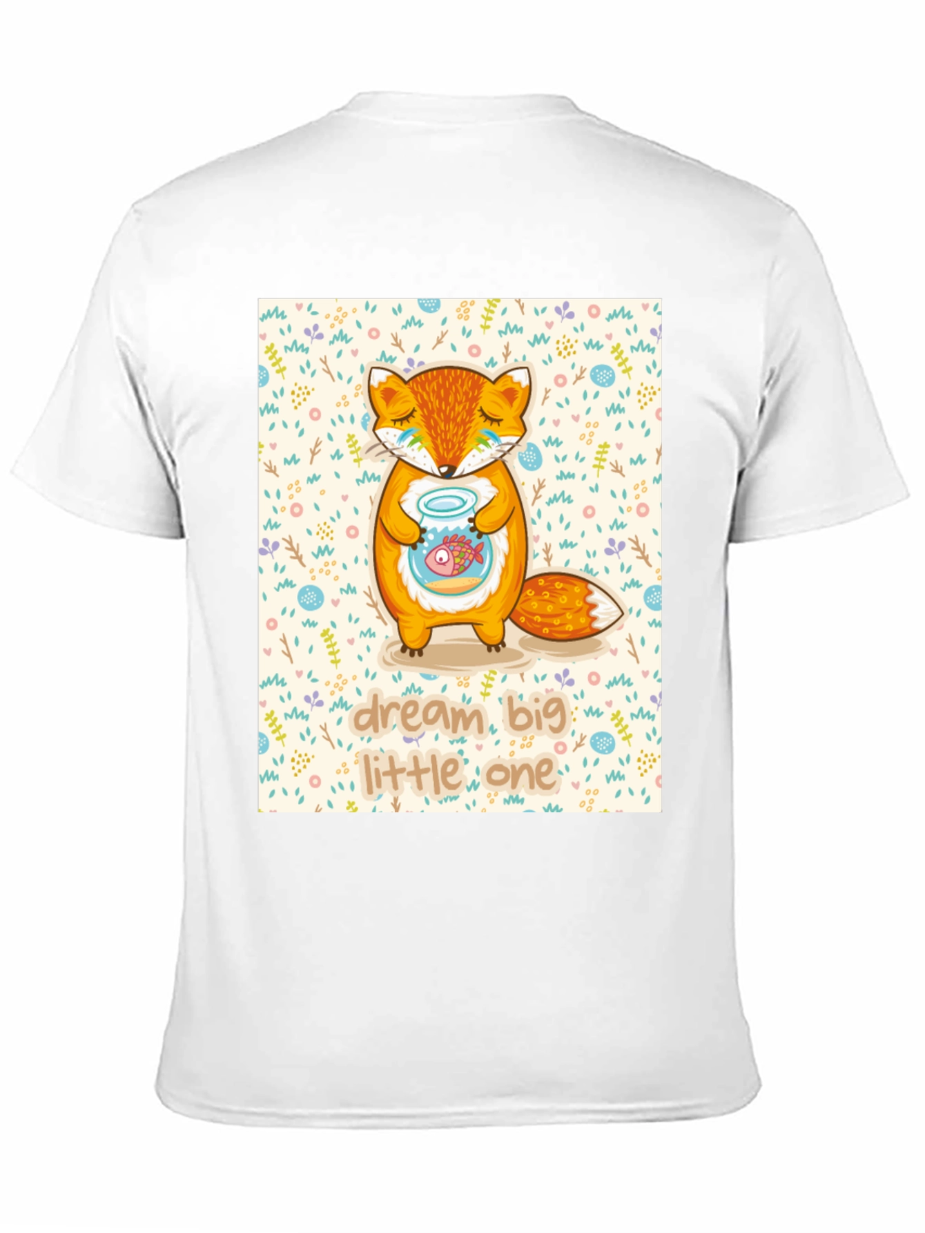 Dream Big Little One Fox Graphic Tee