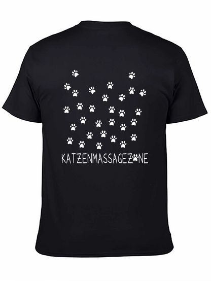 Katzenmassagezone Black Graphic T-Shirt