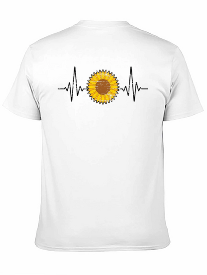 Sunflower Heartbeat Graphic Tee