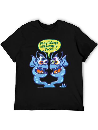3-Eyed Alien T-Shirt - Funny Graphic Tee